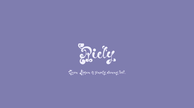 Riety Font