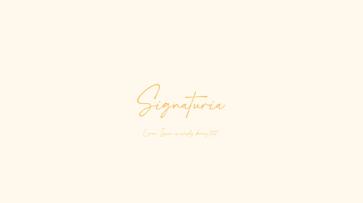 Signaturia Font