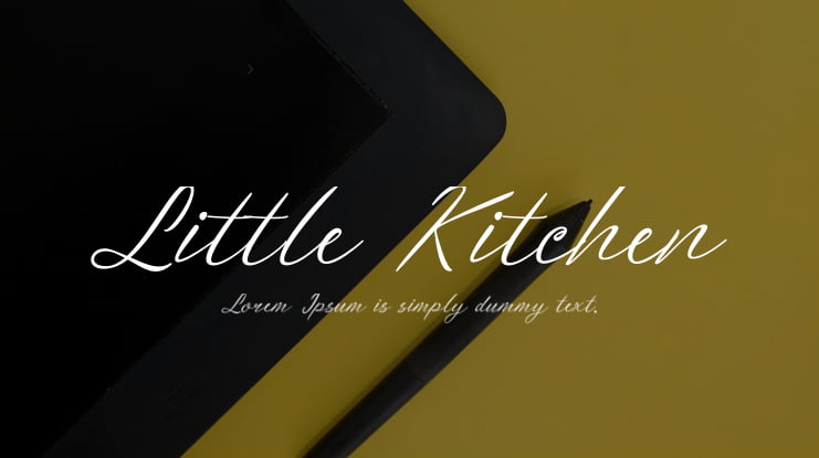 Little Kitchen Font