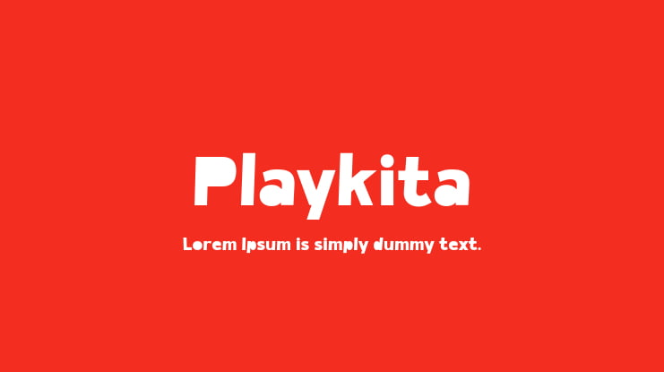 Playkita Font Family