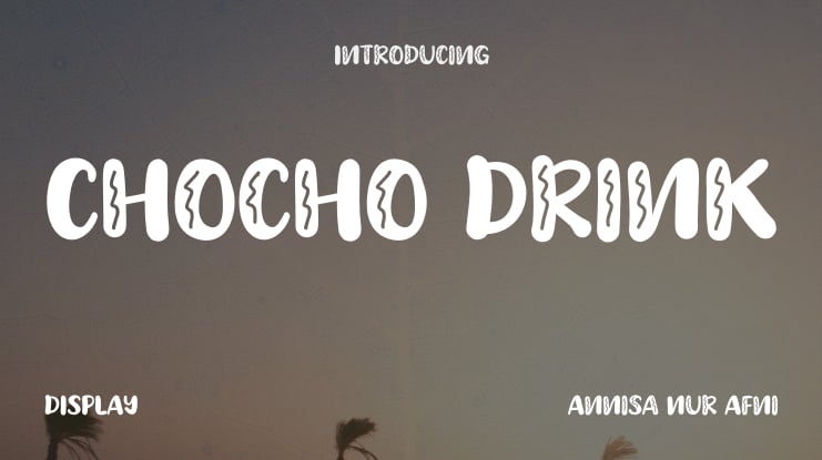 Chocho Drink Font