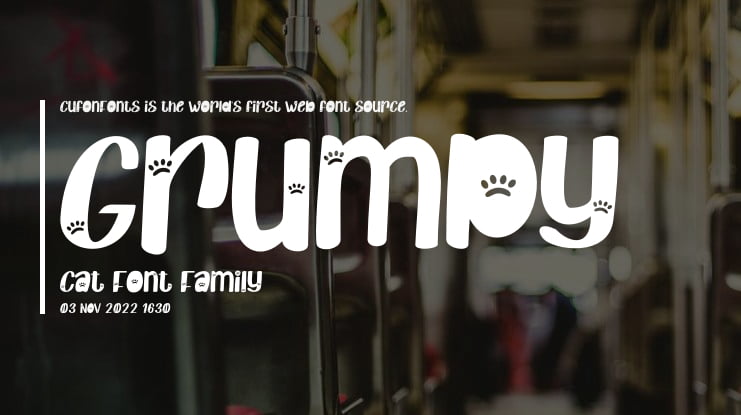 Grumpy Cat Font