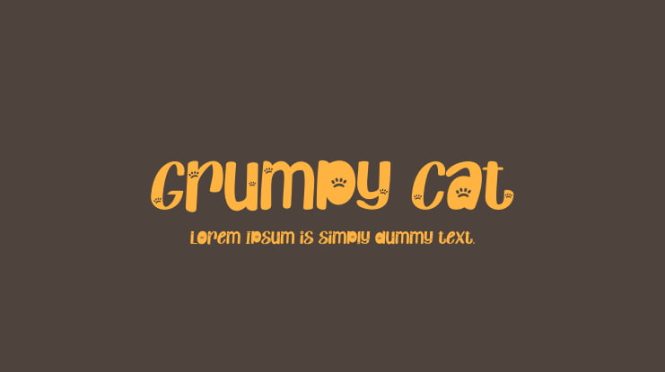 Grumpy Cat Font