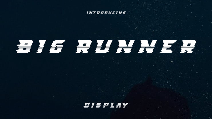 Big Runner Font