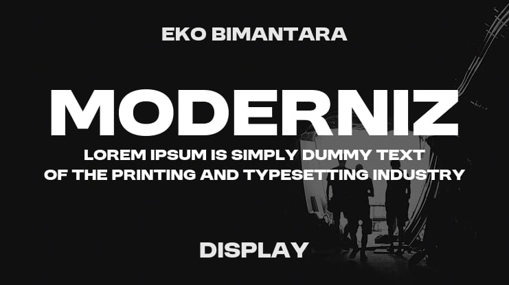 MODERNIZ Font