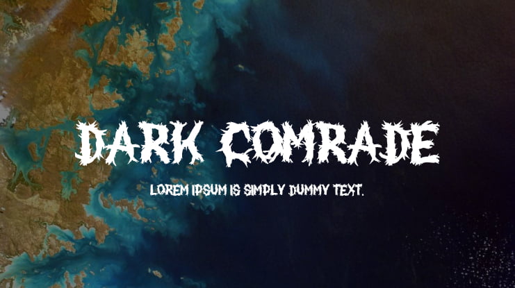 Dark Comrade Font