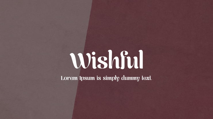 Wishful Font