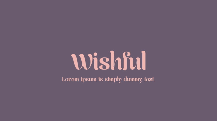 Wishful Font