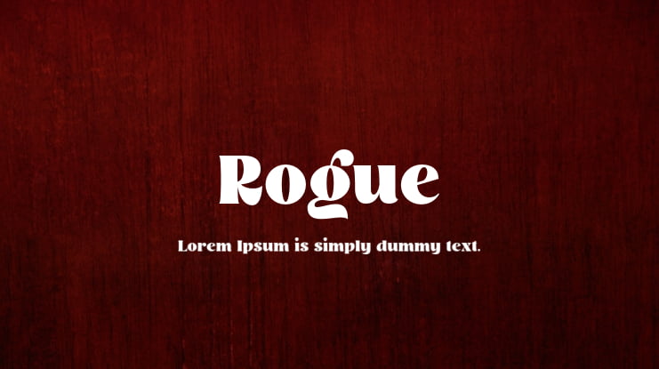 Rogue Font