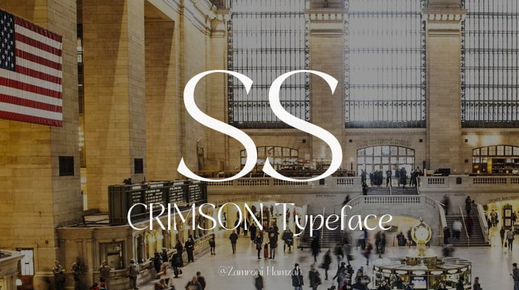 SS CRIMSON Font