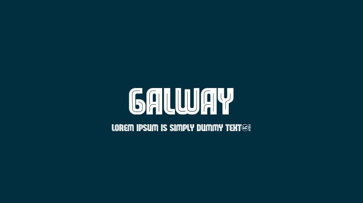 Galway Font