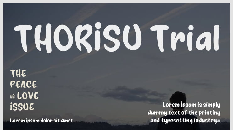 THORISU Trial Font