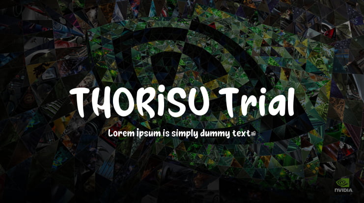 THORISU Trial Font