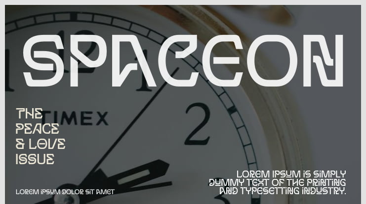 Spaceon Font