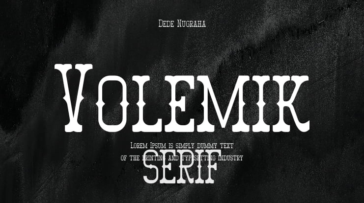 Volemik Font