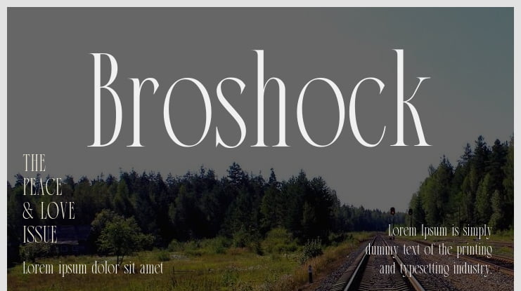 Broshock Font