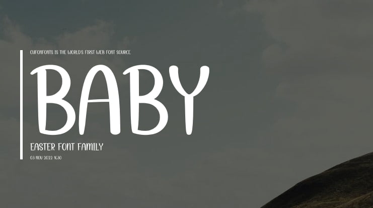 Baby Easter Font