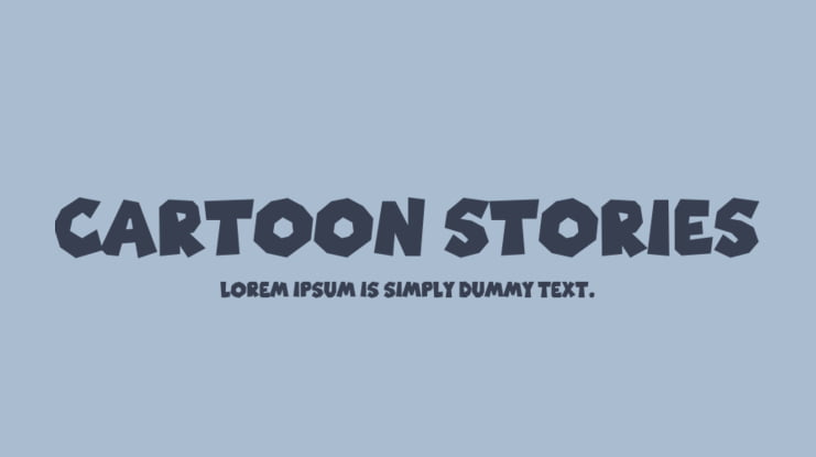 Cartoon Stories Font