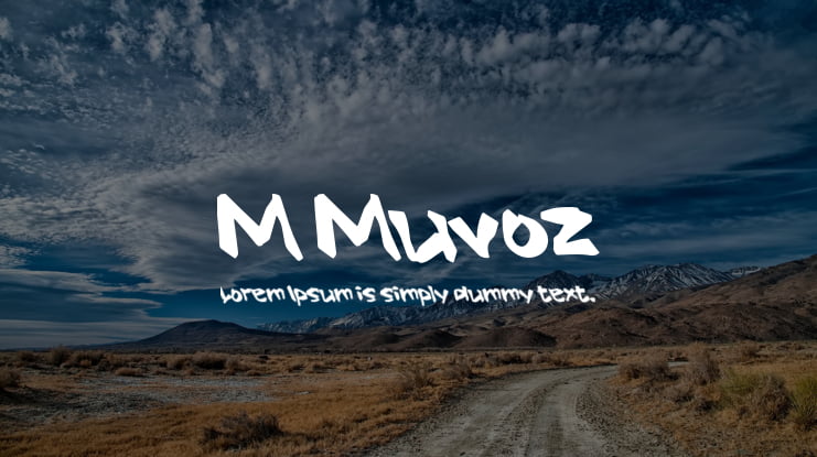 M Muvoz Font