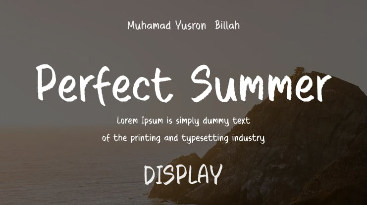 Perfect Summer Font