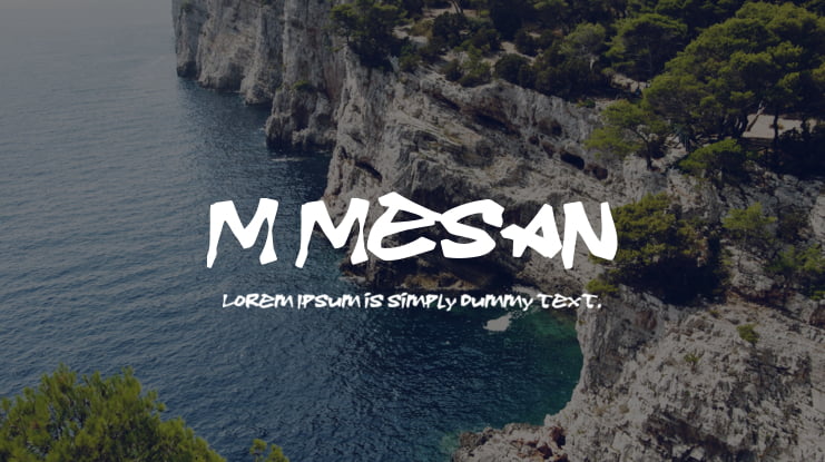 M Mesan Font