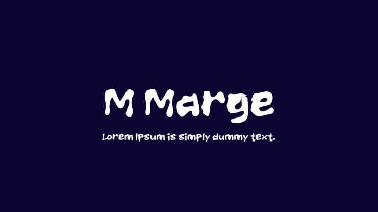 M Marge Font