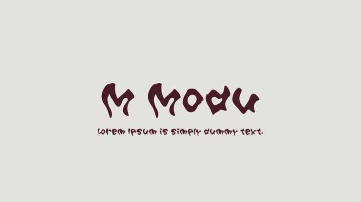 M Modu Font