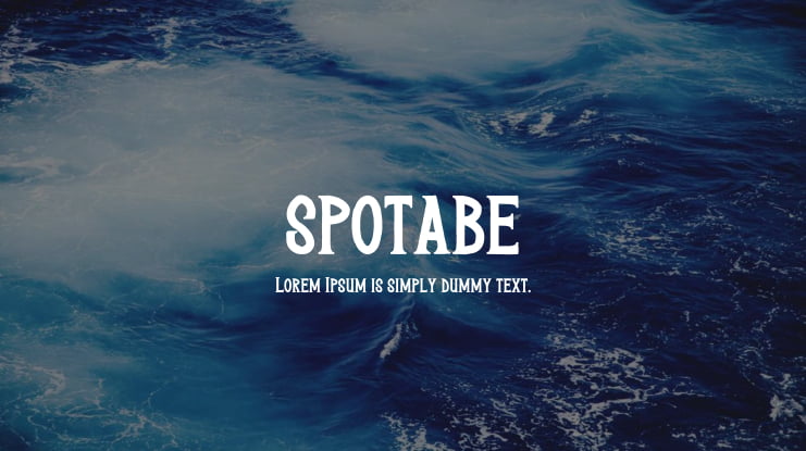 SPOTABE Font