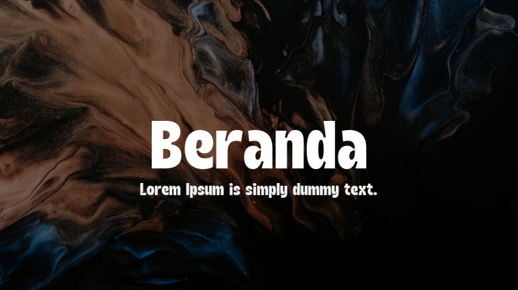 Beranda Font Family