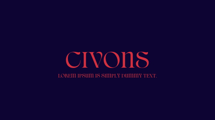 Civons Font