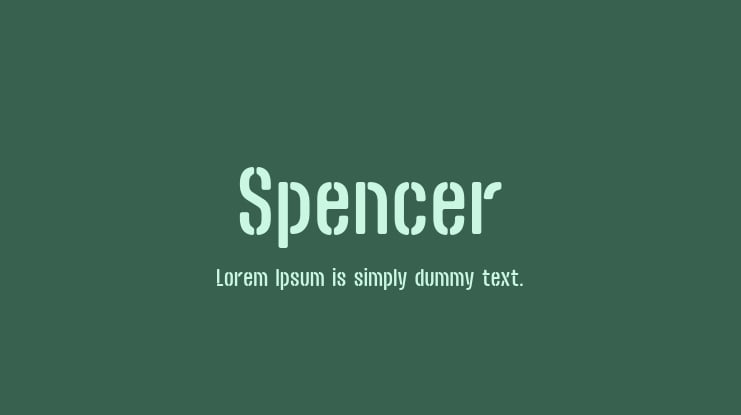 Spencer Font