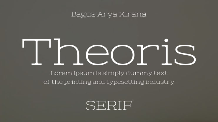 Theoris Font