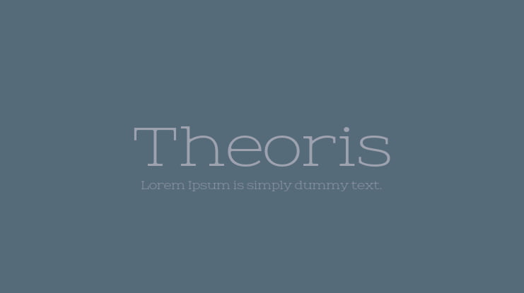 Theoris Font