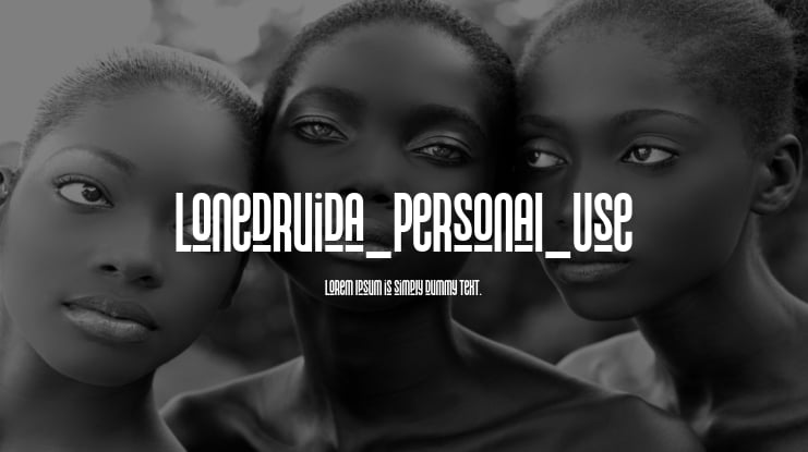 Lonedruida_Personal_Use Font