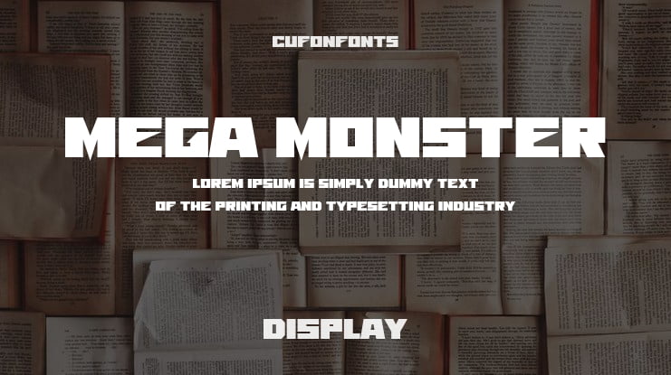 Mega Monster Font Family