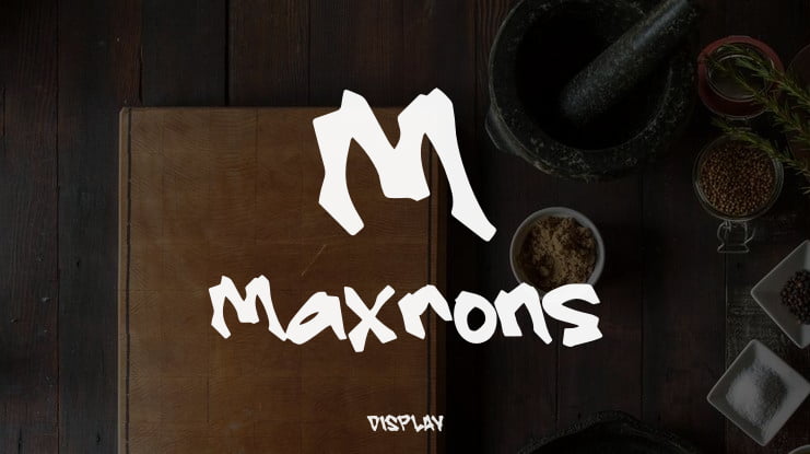 M Maxrons Font