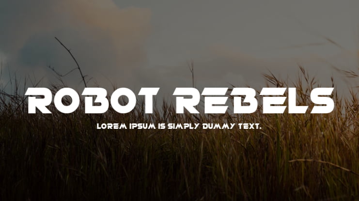 Robot Rebels Font Family