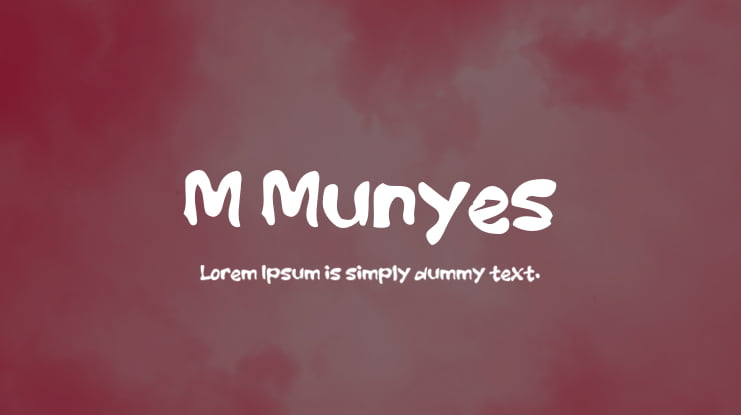 M Munyes Font