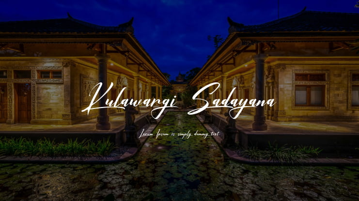 Kulawargi Sadayana Font