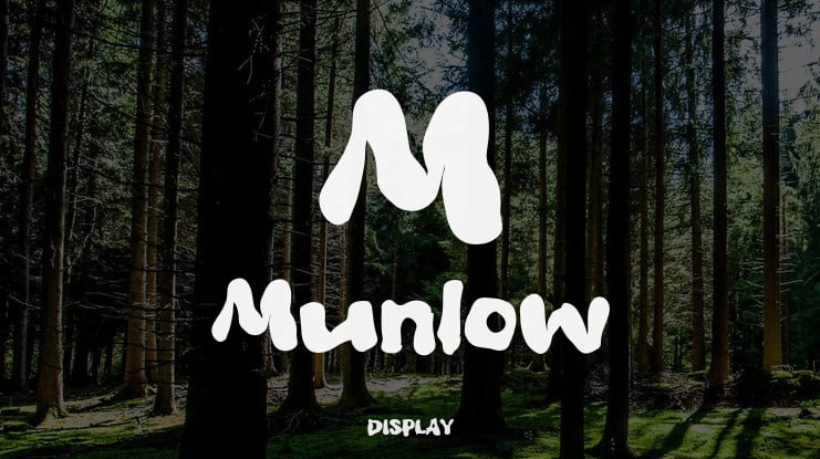 M Munlow Font