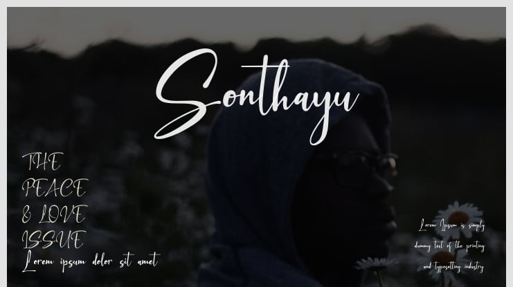 Sonthayu Font