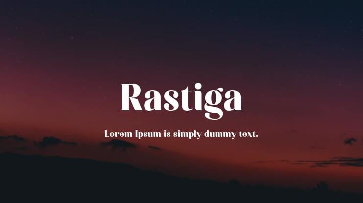 Rastiga Font