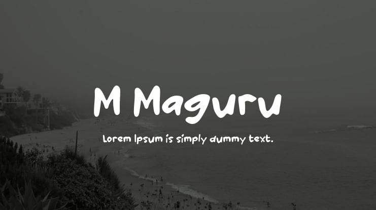 M Maguru Font