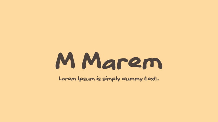 M Marem Font