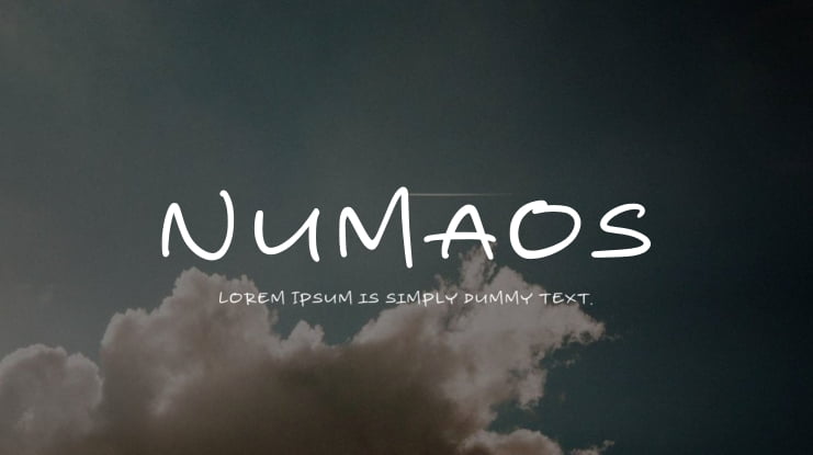 Numaos Font