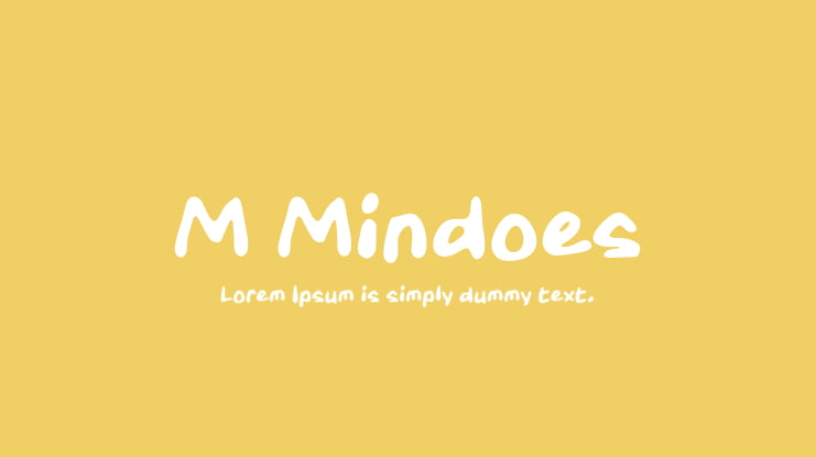 M Mindoes Font