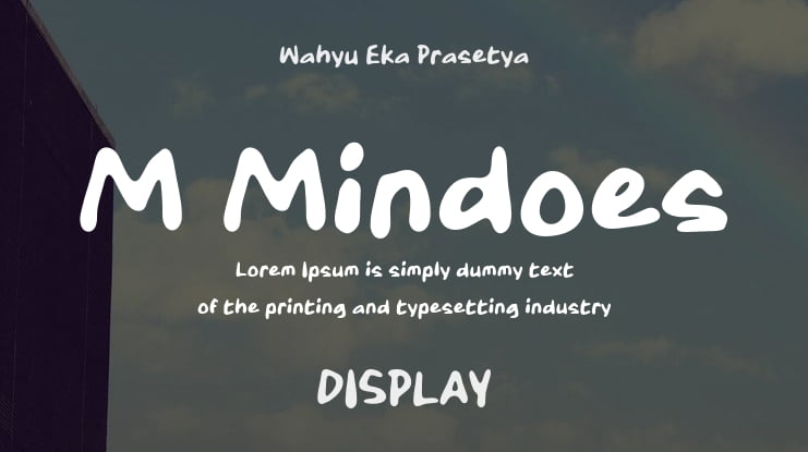 M Mindoes Font
