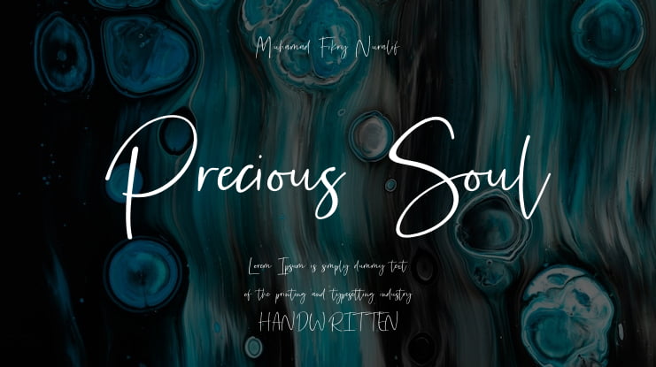 Precious Soul Font