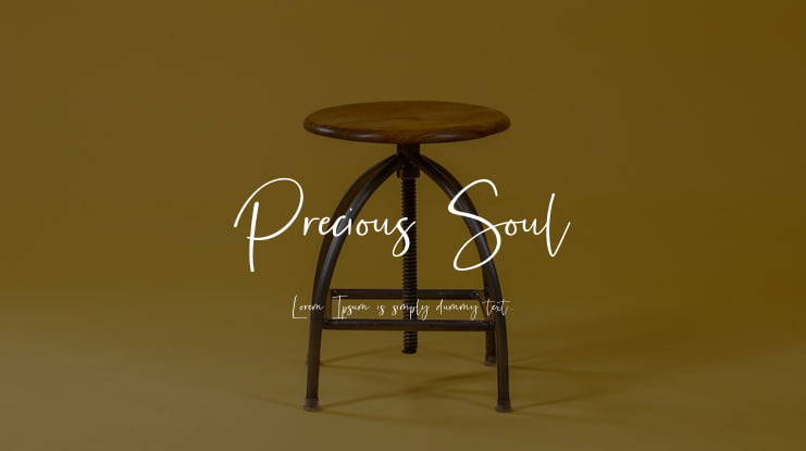 Precious Soul Font