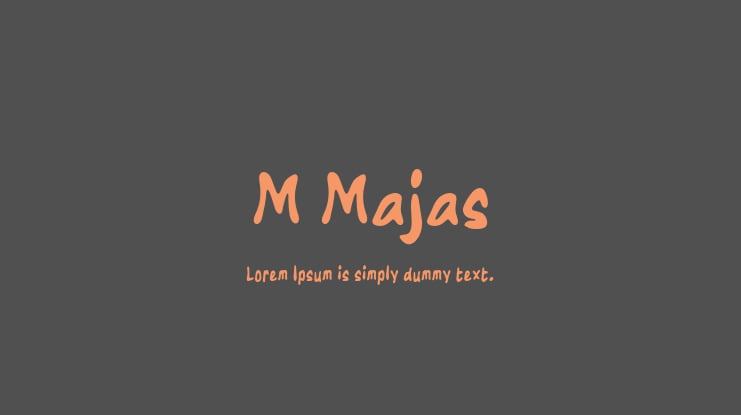 M Majas Font